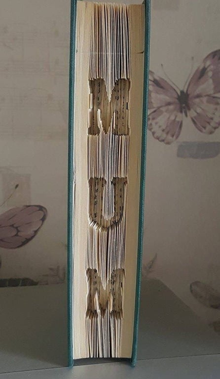 Mum Downwards CUT & FOLD Book Folding Pattern - EMAILED PDF PATTERN