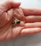tigers eye sterling silver earrings, tiger eye drop earrings, gemstone drop earr - Image 6