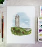 Scrabo Tower Ards Co. Down Northern Irish Art Print
