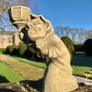 The Night Watchman (candle holder) Stone Garden Ornament