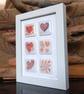 Handmade Fused Glass 'Hearts' Picture - Image 1