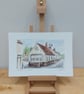 The Red Lion Pub, Overton.  Open Edition Fine Art Print - Image 3