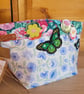 Upcycled Floral Butterfly Storage Basket  - Image 5