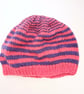 Ladies Striped Beanie Hat - UK Free Post - Image 1