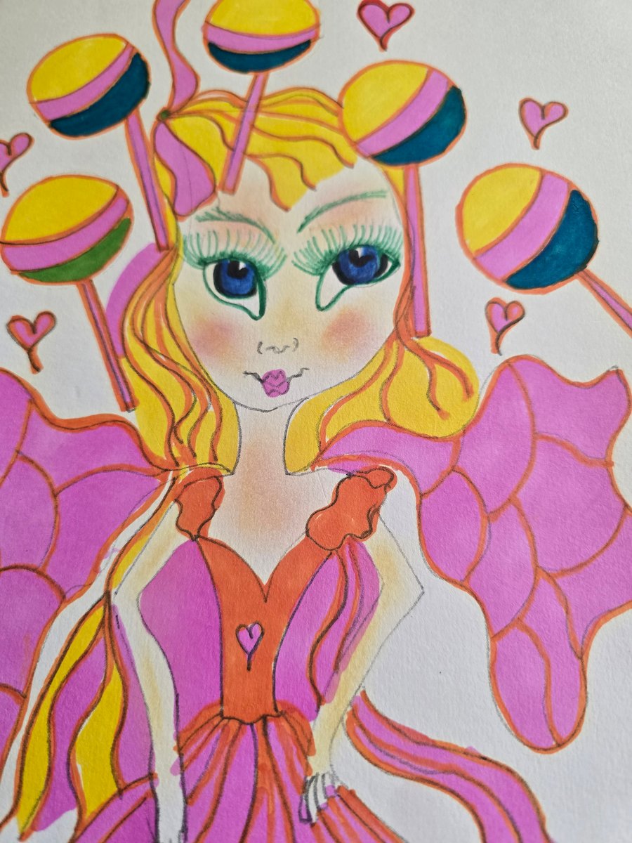 Valentine Fae Drawing 