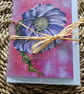 Pink Bloom blank greeting card 6 x 4" - Image 4