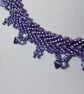 Purple Beaded Necklace - Image 1