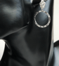 Sterling Silver Hammered Ring Chainmaille Earrings - Image 4