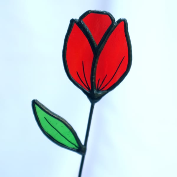 Stained glass Tulips handmade flowers