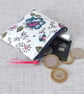 Coin purse, small purse, floral - Image 6