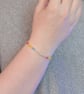 Bracelet pansexual pride sterling silver and Swarovski  - Image 8