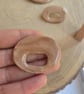 Summer wooden inspired glasses holding brooch pin. - Image 8