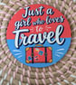 Travel Themed Coaster Set – Set of 4 Round Wooden Coasters – Wanderlust Gift - Image 2