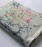 Textile Linear Freehand Embroidered Bird Journal - Image 2