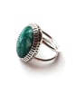 Amazonite statement Ring Sterling Silver size W - Image 2