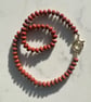 Red Jasper Hand Knotted Beaded Gemstone Necklace - Image 5