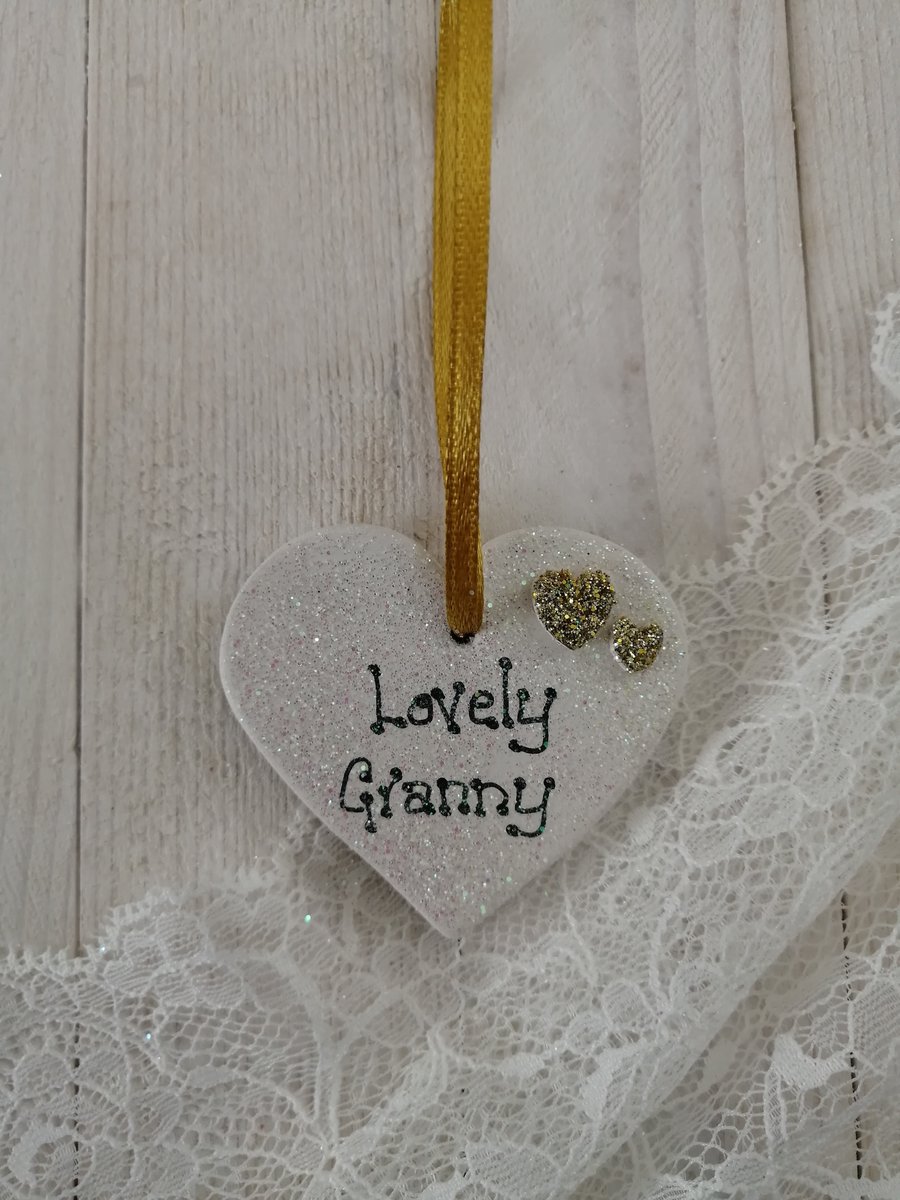 Small Ceramic Heart - Granny