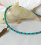 Turquoise & Bronze Anklet - Image 3