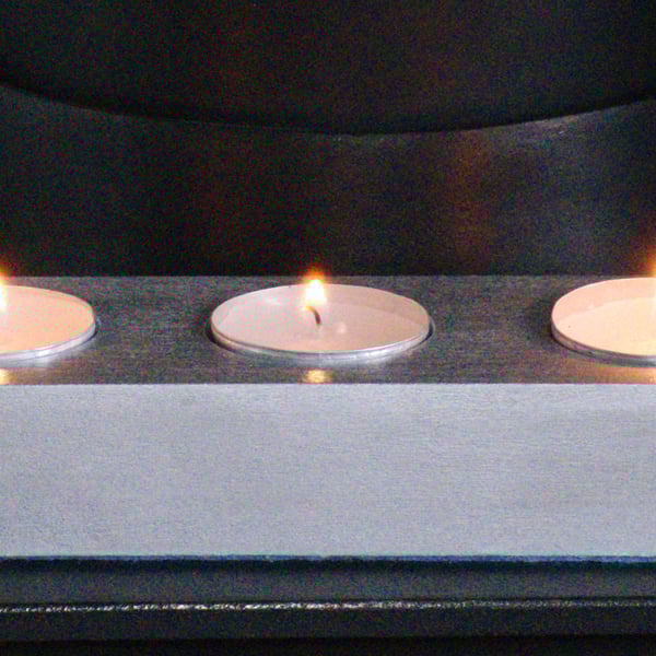 T Light Holder Silver