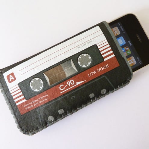 Red Cassette iPhone Case