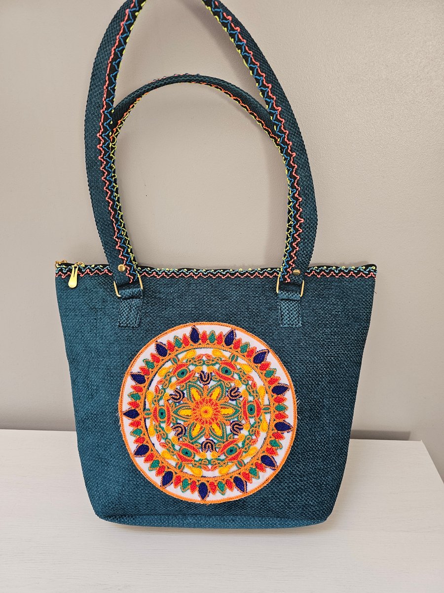 Textured Felt Artisan Tote Bag