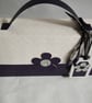 Groovy Retro 1960s Inspired Purple & White Long Handbag Style Gift Box  - Image 3