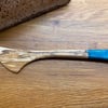 Spalted Beech Wood Spreader in blue 