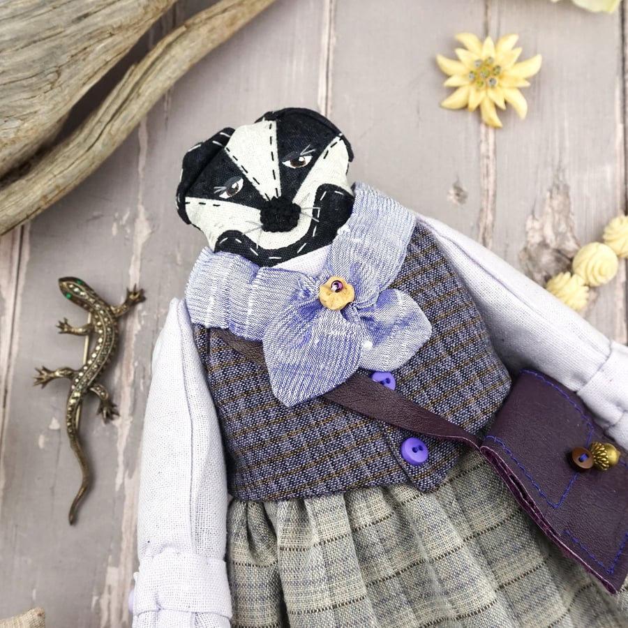 Freya, A Winter Badger