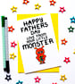Funny Fathers Day Card For Daddy From Daughter, Son, Little Monster - Image 7