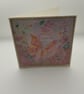 Handmade Embossed Butterfly Birthday Card 