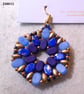 Hexagonal bead earrings (customisable) - Image 1