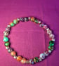 Earthy Marbled Beaded Bracelet - Image 2