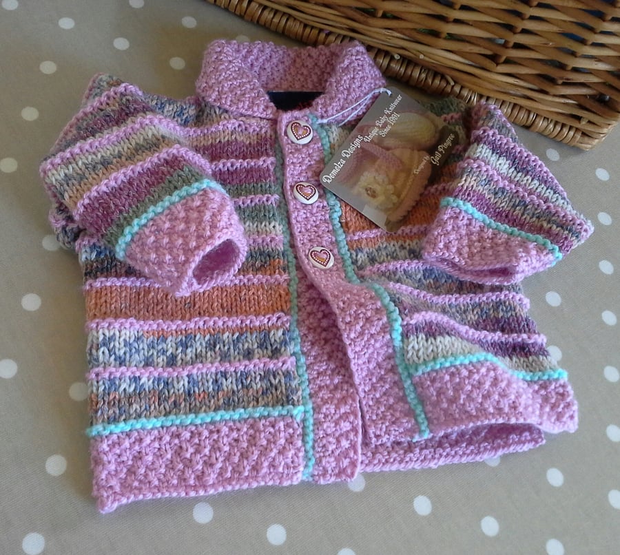 Baby Girl's Matinee Jacket  0-6 months size