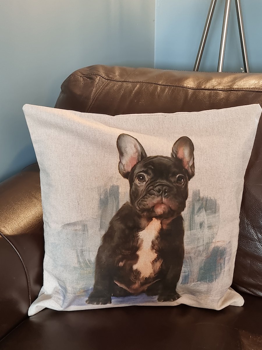 French Bulldog cushion cover
