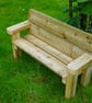 Childrens Wooden Outdoor DanDan Bench - Image 2