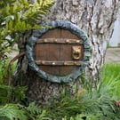 Handmade Pirate Fairy Door, Brown Fantasy Garden Decor