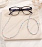 Handmade Pastel Crystal Glasses Chain,