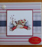 Christmas Card - Skating Snowman - Happy Christmas - Image 10
