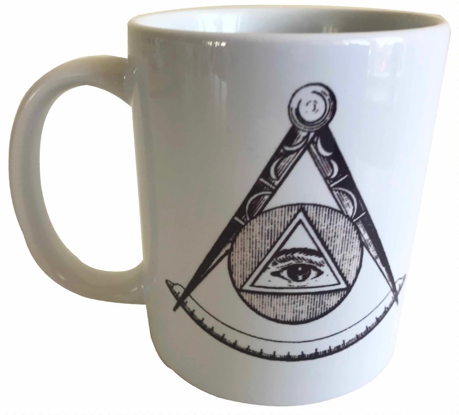 All Seeing Eye - Masonic - 11oz Ceramic Mug