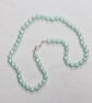 Mint Green Freshwater Pearl Necklace - Image 6