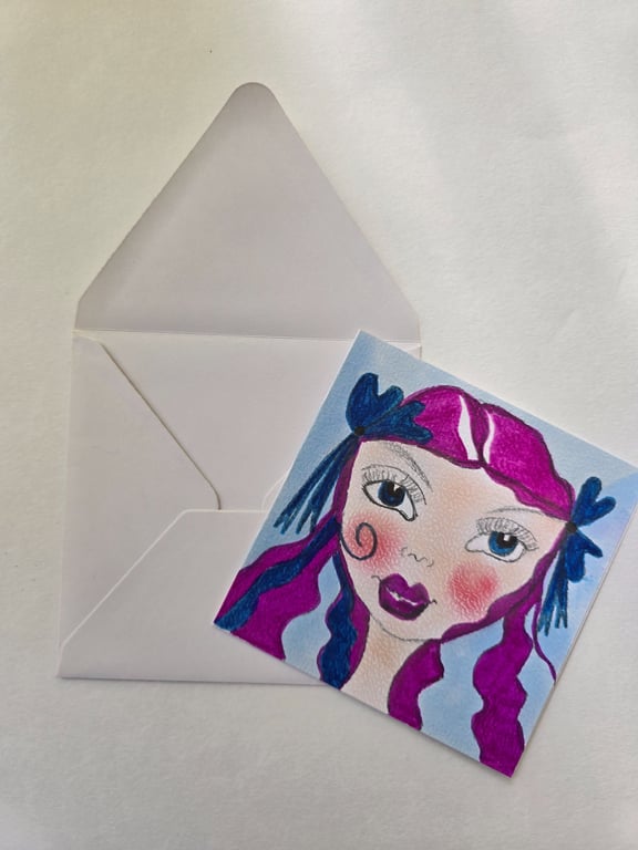 ARTKRAZIE Original Fairy Greeting Card