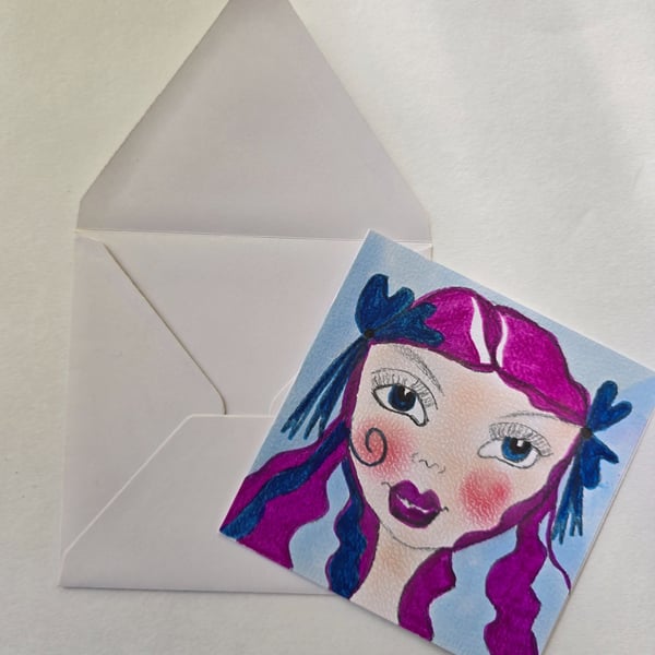 ARTKRAZIE Original Fairy Greeting Card