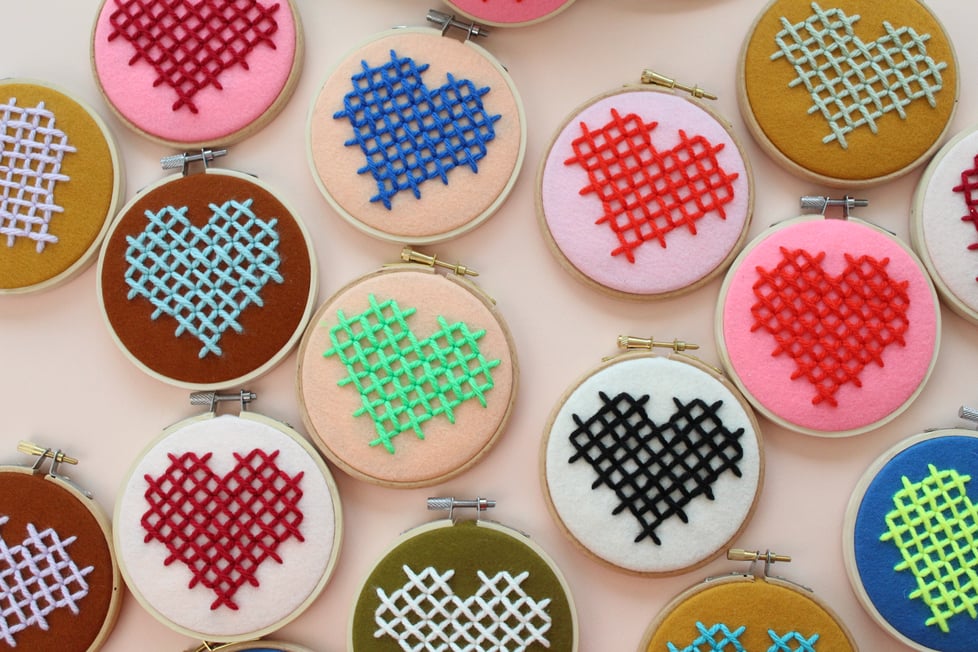 Cotton Clara - Bright Modern Embroidery Kits and more