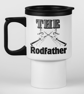 The RODfather Travel Mug - Funny fishing themed travel mug