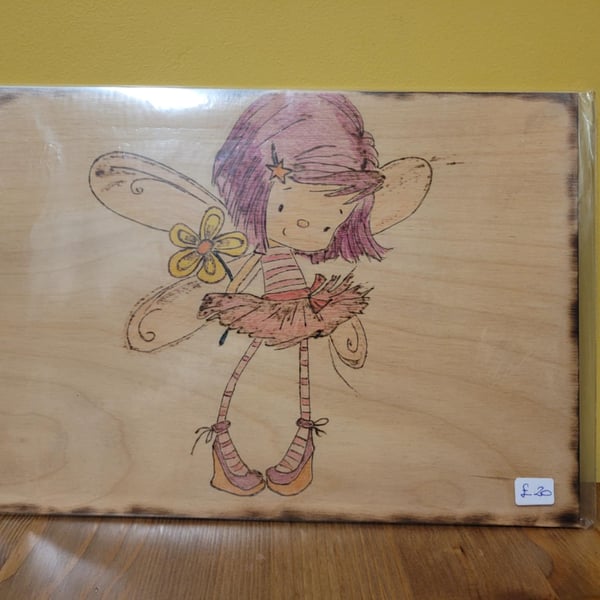 Wooden Fairy Art