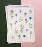 Wildflower Sticker Sheet - Eco Friendly Stickers  - Image 6