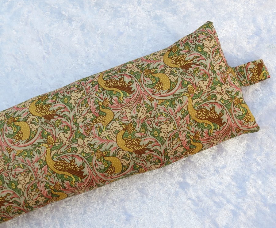 Keyboard wrist support, wrist rest, wrist pillow, made from Liberty Lawn