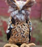  Eagle owl Needle felt owl, collectable animal sculpture ornament or decoration - Image 5
