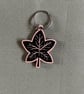 'Autumn Leaf' Wooden Keyring - Image 2