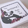i'm awesome - mother's day card
